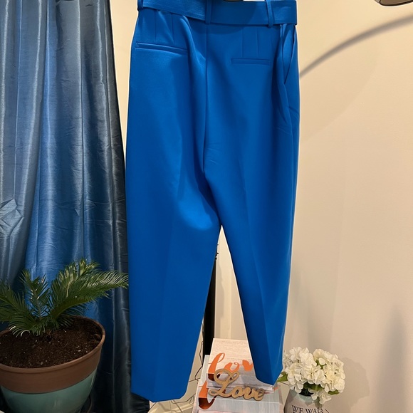 Zara High Waist Belted Pants Size XL - Picture 3 of 4